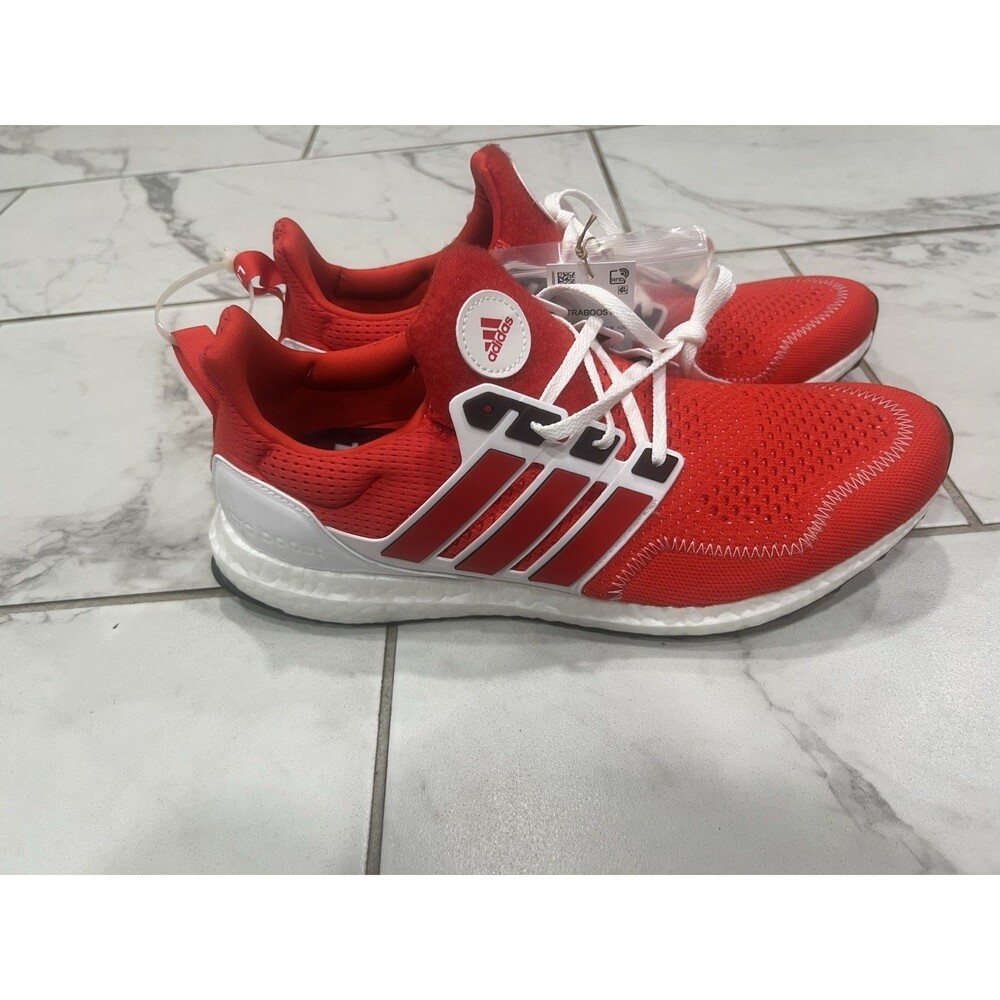 Adidas UltraBoost 1.0 Lindsey Horan Red Running Shoes US Size Mens 13